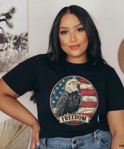 Men's Freedom American Eagle USA Flag T Shirts