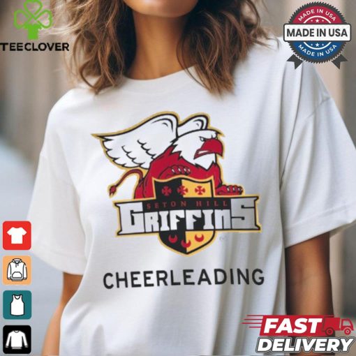 Men’s GameDay Greats White Seton Hill Griffins Cheerleading T Shirt