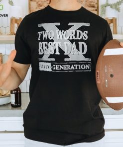 Men's Heather Black D Generation X Best Dad Tri Blend T Shirt