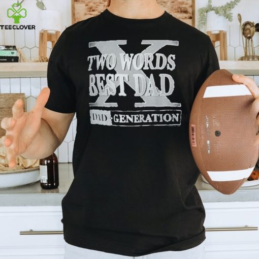 Men’s Heather Black D Generation X Best Dad Tri Blend T Shirt
