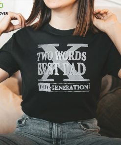 Men's Heather Black D Generation X Best Dad Tri Blend T Shirt
