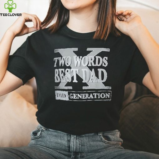 Men’s Heather Black D Generation X Best Dad Tri Blend T Shirt