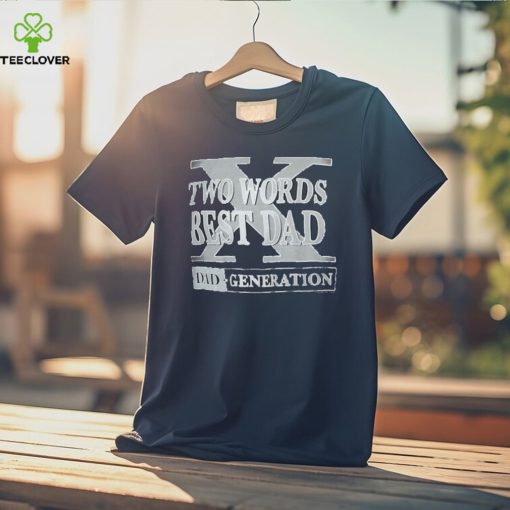 Men’s Heather Black D Generation X Best Dad Tri Blend T Shirt