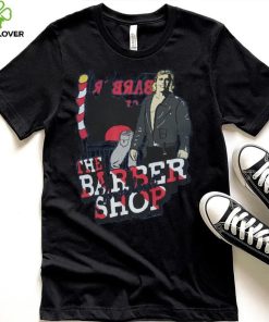 Men's Homage Heather Light Blue WWE The Barber Shop Incident Tri Blend T Shirt