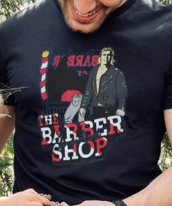 Men's Homage Heather Light Blue WWE The Barber Shop Incident Tri Blend T Shirt