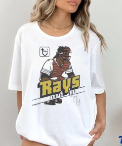 Men’s Homage x Topps Light Blue Tampa Bay Rays Shirt