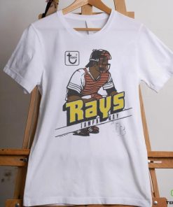 Men’s Homage x Topps Light Blue Tampa Bay Rays Shirt