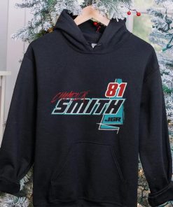 Men's Joe Gibbs Racing Team Collection Black Chandler Smith Quick Tie Car T Shirt