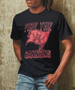 Men's Junk Food Black Tampa Bay Buccaneers Fire The Cannons Team T Shirt