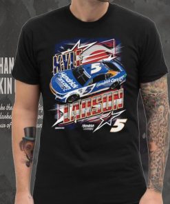 Men's Kyle Larson Hendrick Motorsports Team Collection Navy Hendrickcars.com Patriotic Car T Shirt