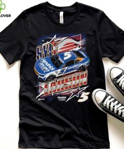 Men's Kyle Larson Hendrick Motorsports Team Collection Navy Hendrickcars.com Patriotic Car T Shirt