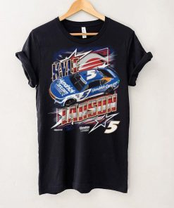 Men's Kyle Larson Hendrick Motorsports Team Collection Navy Hendrickcars.com Patriotic Car T Shirt