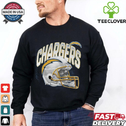 Men’s Los Angeles Chargers Fanatics Heather Powder Blue End Around Tri Blend T Shirt