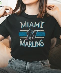Men's Miami Marlins '47 Black Renew Franklin T Shirt