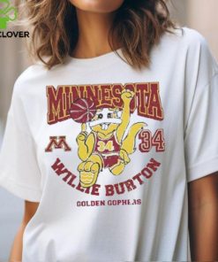 Men's Minnesota Golden Gophers NCAA Men's Basketball Willie Burton Shirt