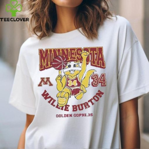 Men's Minnesota Golden Gophers NCAA Men's Basketball Willie Burton Shirt