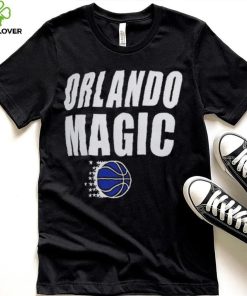 Men's Mitchell & Ness Black Orlando Magic Hardwood Classics Legendary Slub T Shirt