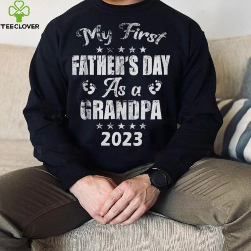 Mens My First Father’s Day As A Grandpa New Baby Unisex T shirt