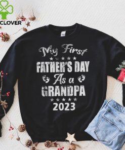 Mens My First Father’s Day As A Grandpa New Baby Unisex T shirt