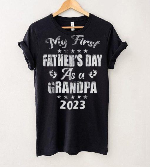 Mens My First Father’s Day As A Grandpa New Baby Unisex T shirt