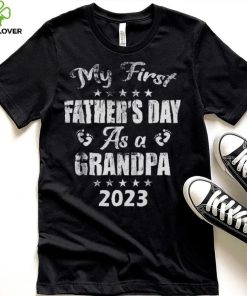 Mens My First Father’s Day As A Grandpa New Baby Unisex T shirt