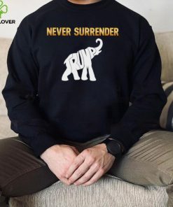 Men’s Never surrender Trump shirt