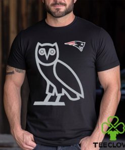 Men's New England Patriots OVO x NFL Navy OG Owl T Shirt