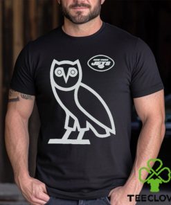Men's New York Jets OVO x NFL Green OG Owl T Shirt
