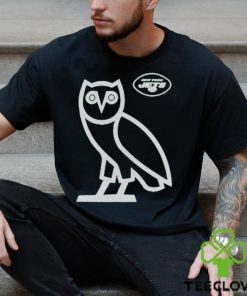 Men's New York Jets OVO x NFL Green OG Owl T Shirt 1 Men's New York Jets OVO x NFL Green OG Owl T Shirt