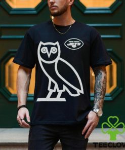 Men's New York Jets OVO x NFL Green OG Owl T Shirt 3 Men's New York Jets OVO x NFL Green OG Owl T Shirt