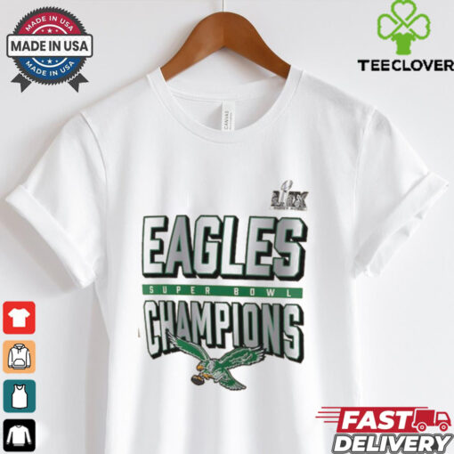 Men’s Nike Cream Philadelphia Eagles Super Bowl LIX Champions One Temptation Tri Blend T Shirt