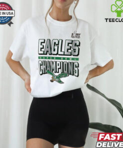 Men's Nike Cream Philadelphia Eagles Super Bowl LIX Champions One Temptation Tri Blend T Shirt