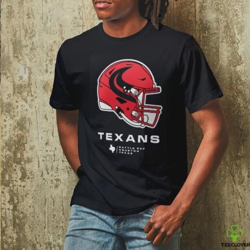 Men's Nike Navy Houston Texans Helmet T Shirt