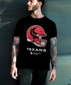 Men's Nike Navy Houston Texans Helmet T Shirt