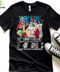 Men’s One Piece 26th anniversary 1997 2023 thank you for the memories shirt
