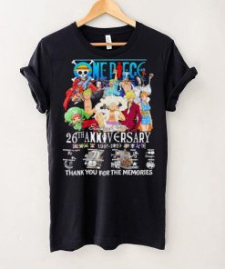 Men’s One Piece 26th anniversary 1997 2023 thank you for the memories shirt 3 Men’s One Piece 26th anniversary 1997 2023 thank you for the memories shirt