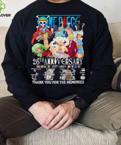 Men’s One Piece 26th anniversary 1997 2023 thank you for the memories shirt 4 Men’s One Piece 26th anniversary 1997 2023 thank you for the memories shirt