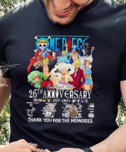 Men’s One Piece 26th anniversary 1997 2023 thank you for the memories shirt 5 Men’s One Piece 26th anniversary 1997 2023 thank you for the memories shirt