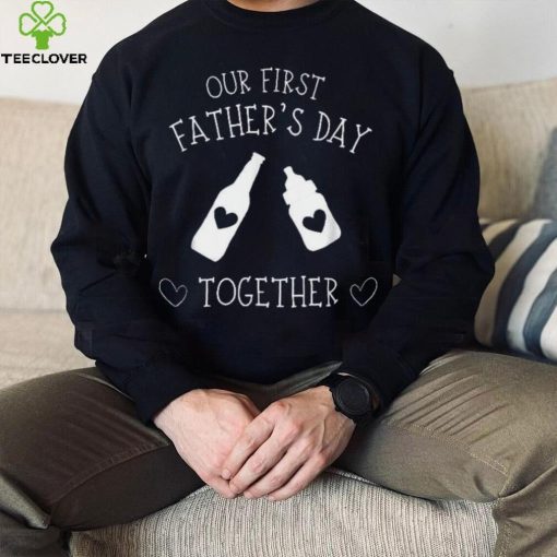 Mens Our First Father’s Day Together 2023 New Dad Father Son Unisex T shirt