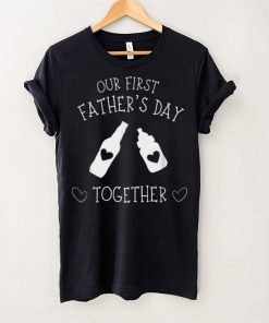 Mens Our First Father’s Day Together 2023 New Dad Father Son Unisex T shirt
