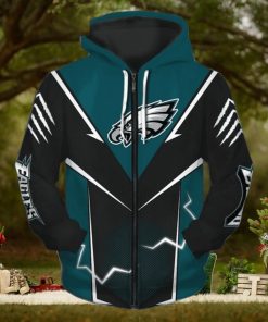 Mens Philadelphia Eagles 3D Graphic Hoodie