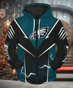 Mens Philadelphia Eagles 3D Graphic Hoodie