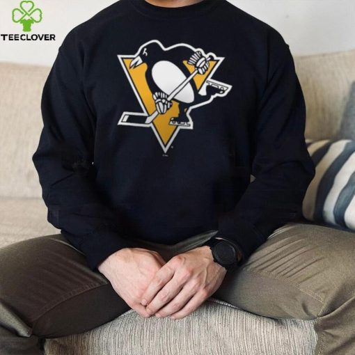 Men’s Pittsburgh Penguins Fanatics Branded Black Team Primary Logo T Shirt