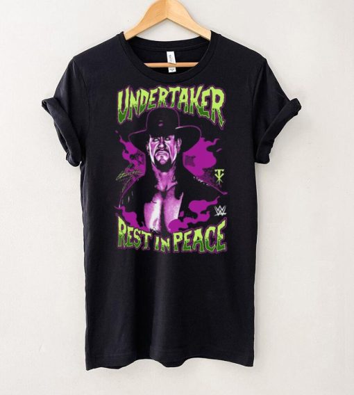 Men's Ripple Junction Ash The Undertaker Rest in Peace Glow Ink T Shirt