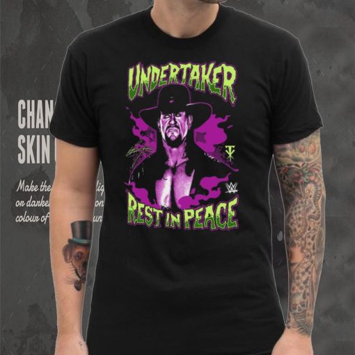 Men's Ripple Junction Ash The Undertaker Rest in Peace Glow Ink T Shirt