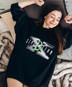 Men's Ripple Junction Black D Generation X Generation Logo T Shirt