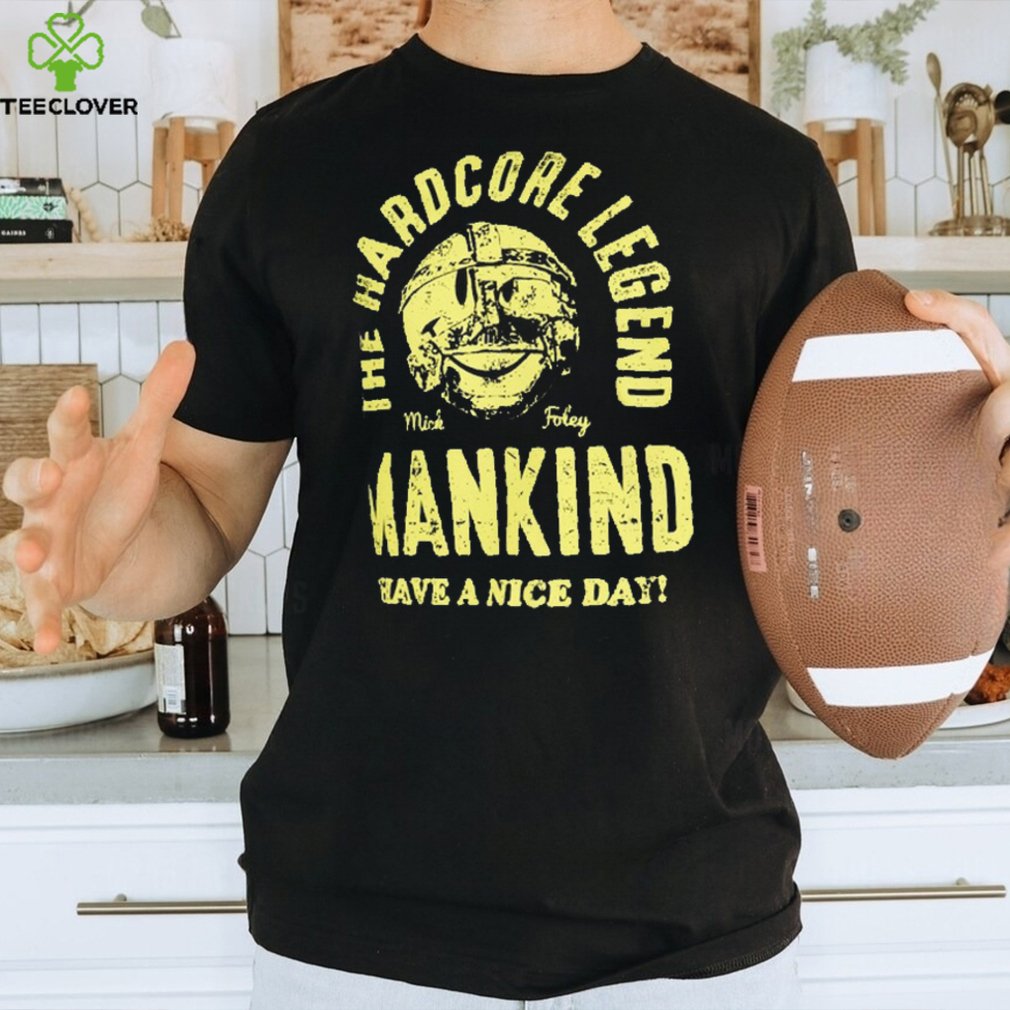 Men's Ripple Junction Black Mick Foley The Hardcore Legend Graphic T Shirt Men's Ripple Junction Black Mick Foley The Hardcore Legend Graphic T Shirt