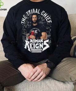 Men's Ripple Junction Black Roman Reigns The Tribal Chief T Shirt