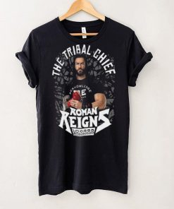 Men's Ripple Junction Black Roman Reigns The Tribal Chief T Shirt