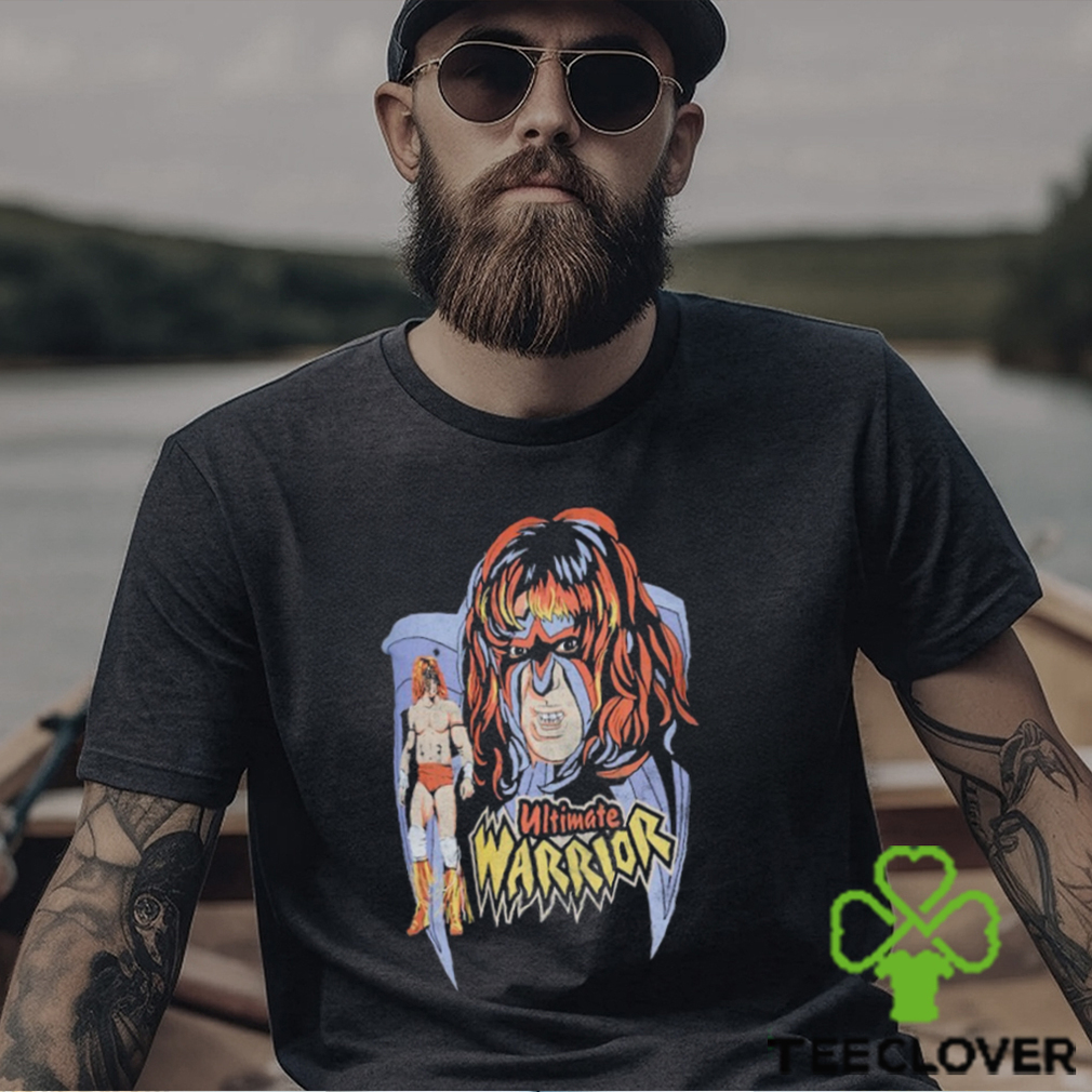 Men's Ripple Junction Black The Ultimate Warrior Vintage Long Sleeve T Shirt Men's Ripple Junction Black The Ultimate Warrior Vintage Long Sleeve T Shirt